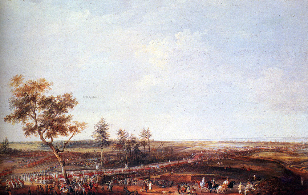 Louis Nicolael Van Blarenberghe The Surrender Of Yorktown - Hand Painted Oil Painting
