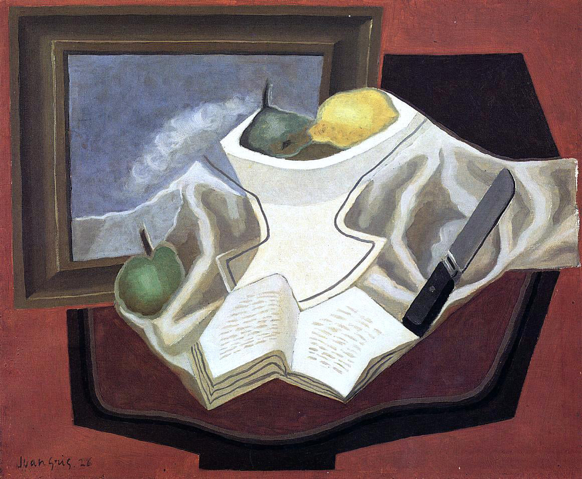 Juan Gris The Table in Front of the Picture - Hand Painted Oil Painting