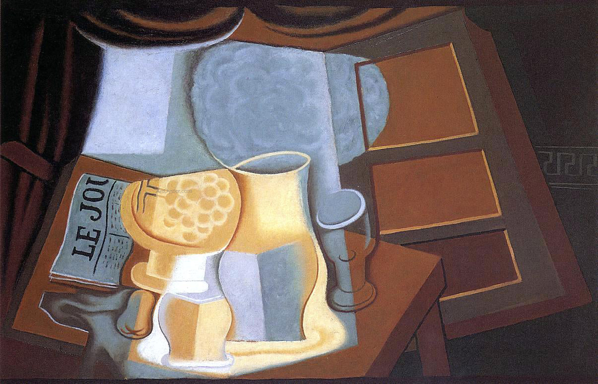 Juan Gris The Table in Front of the Window - Hand Painted Oil Painting