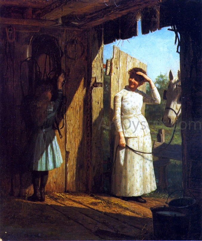 De Scott Evans The Tack Room - Hand Painted Oil Painting