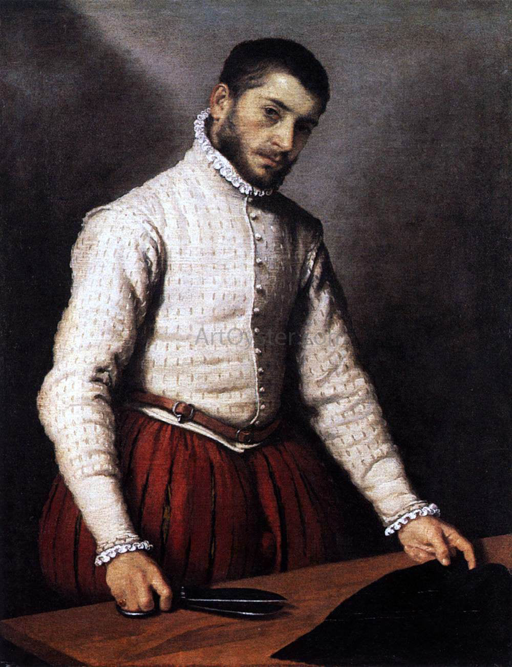 Giovanni Battista Moroni The Tailor - Hand Painted Oil Painting