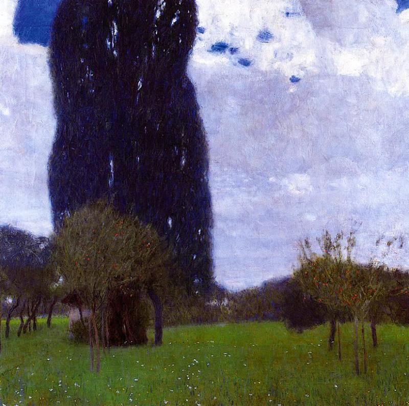 Gustav Klimt The Tall Poplar Trees II - Hand Painted Oil Painting
