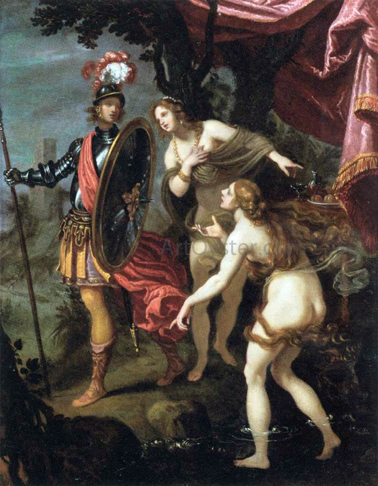 Giovanni Bilivert The Temptation of Charles and Ubalde - Hand Painted Oil Painting
