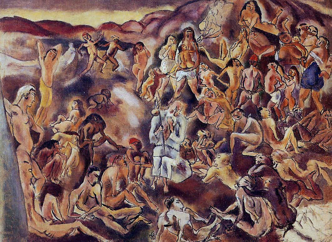 Jules Pascin The Temptation of Saint Anthony - Hand Painted Oil Painting