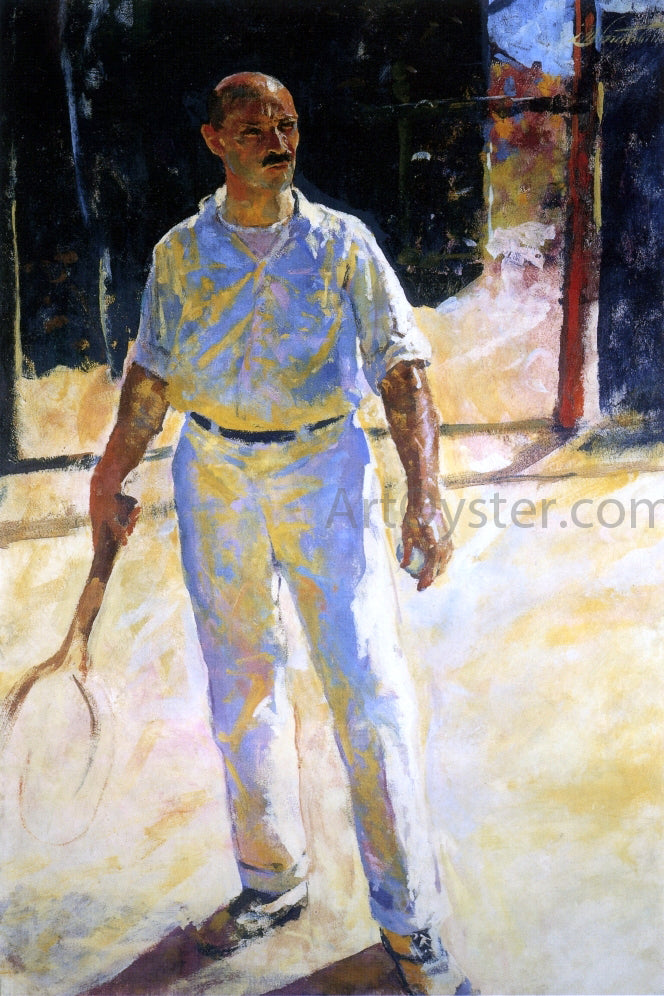  Charles Webster Hawthorne The Tennis Player - Hand Painted Oil Painting