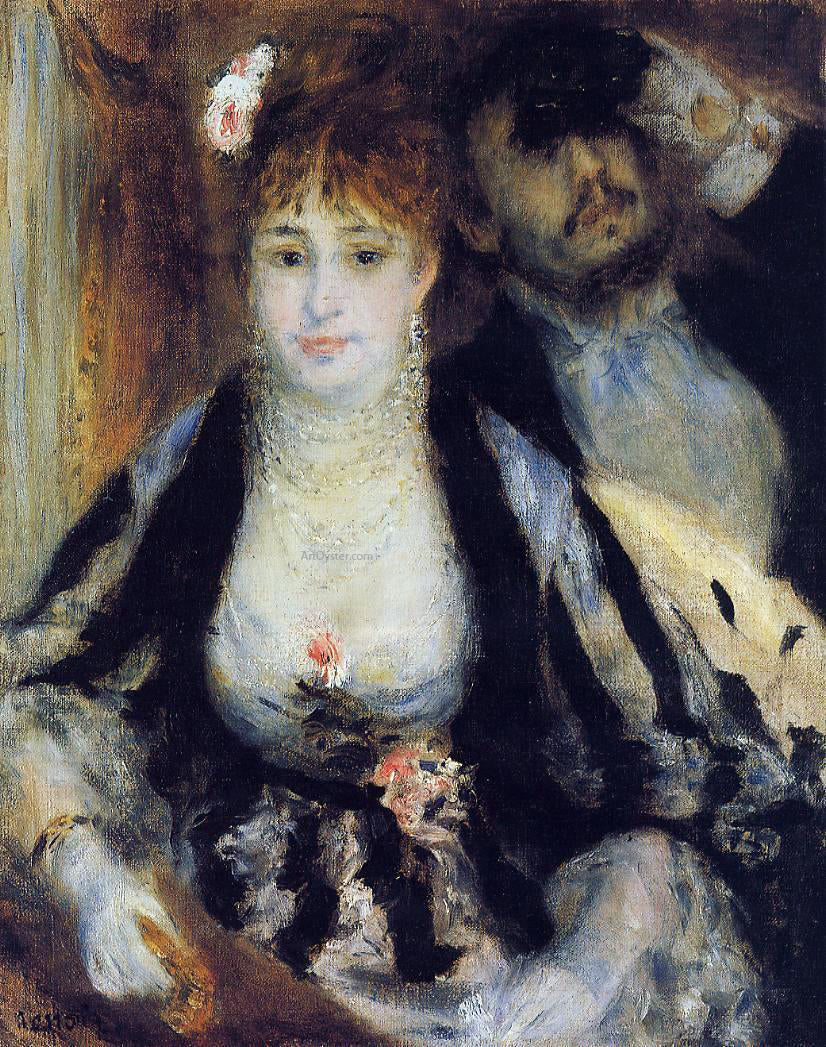 Pierre Auguste Renoir A Theater Box - Hand Painted Oil Painting