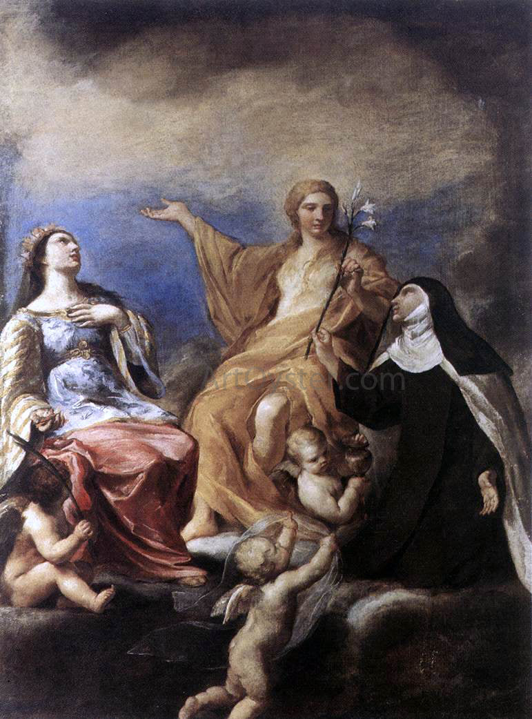 Andrea Sacchi The Three Magdalenes - Hand Painted Oil Painting