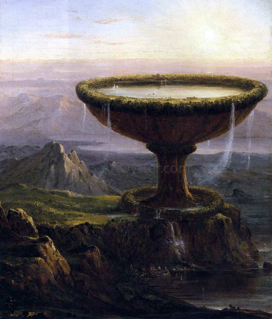 Thomas Cole The Titan's Goblet - Hand Painted Oil Painting
