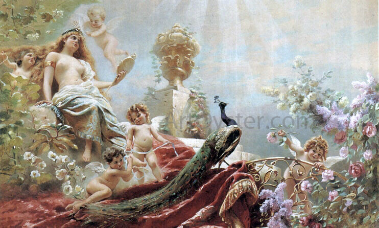 Konstantin Makovsky The Toilet of Venus - Hand Painted Oil Painting
