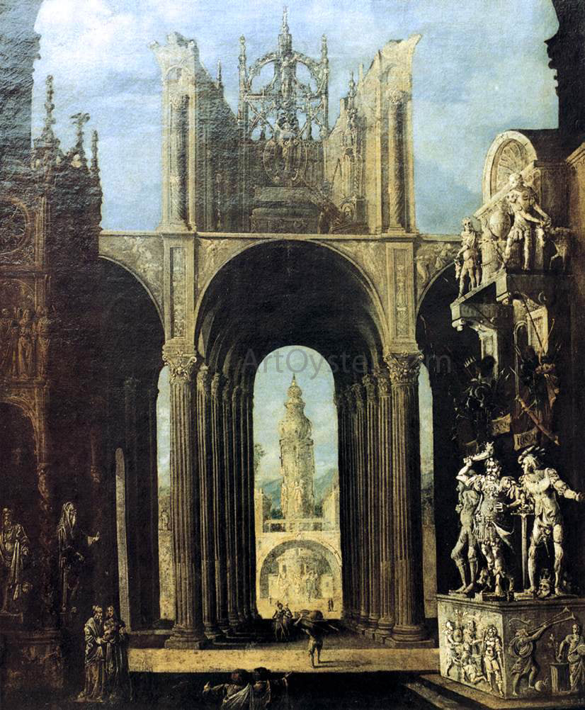Francois De Nome The Tomb of Solomon - Hand Painted Oil Painting
