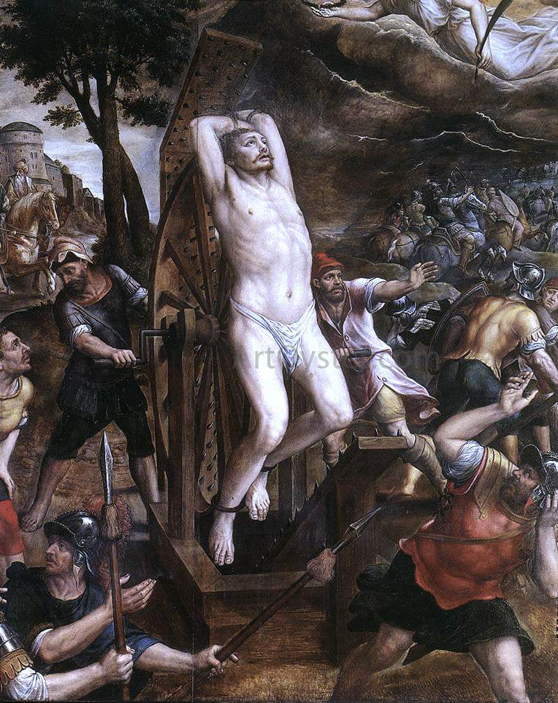 Michiel Van Coxcie The Torture of St George - Hand Painted Oil Painting