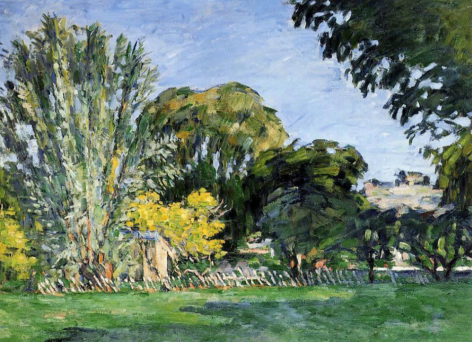  Paul Cezanne The Trees of Jas de Bouffan - Hand Painted Oil Painting
