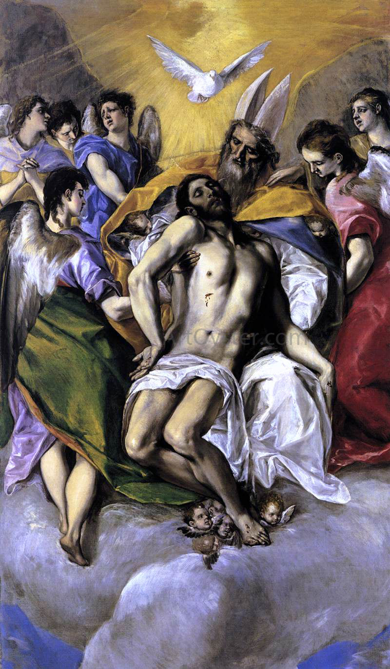 El Greco The Trinity - Hand Painted Oil Painting