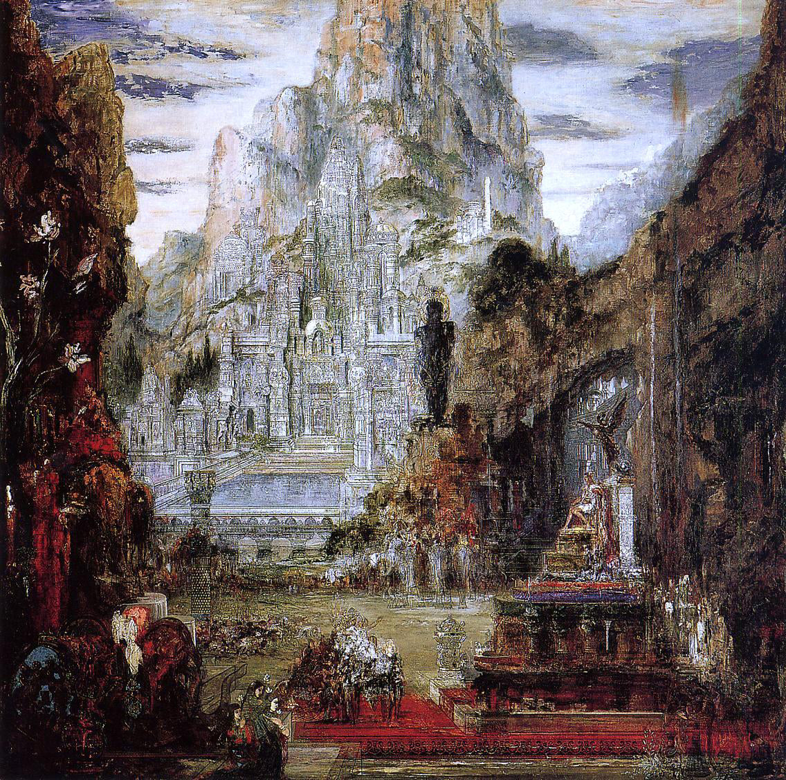 Gustave Moreau The Triumph of Alexander the Great - Hand Painted Oil Painting