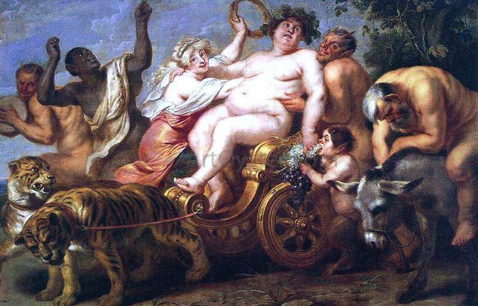 Cornelis De Vos The Triumph of Bacchus - Hand Painted Oil Painting