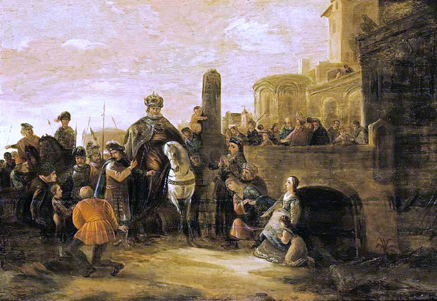 The Elder Jacob Willemsz De Wet The Triumph of Mordechai - Hand Painted Oil Painting
