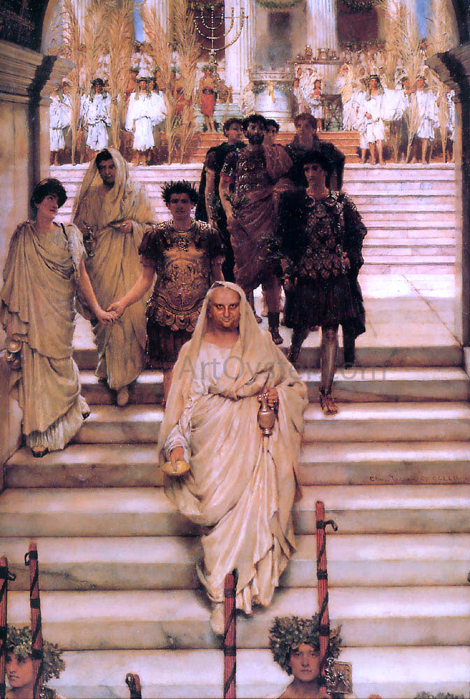Sir Lawrence Alma-Tadema The Triumph of Titus - Hand Painted Oil Painting