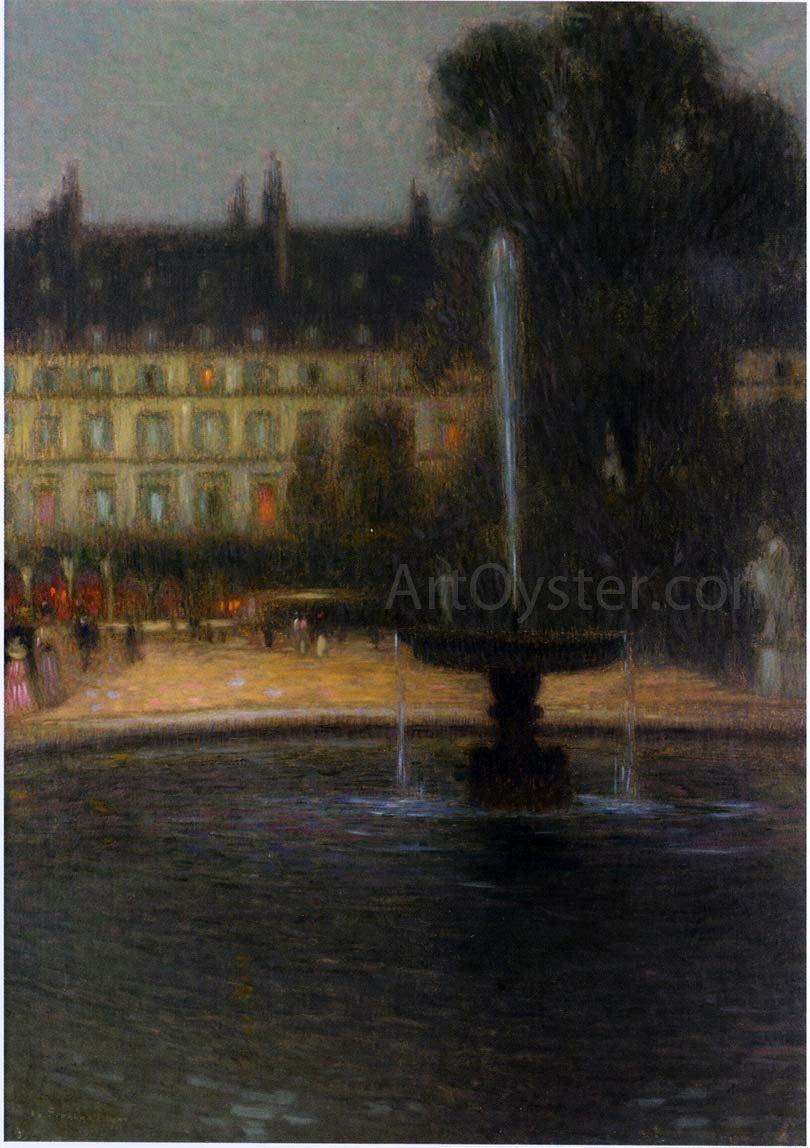 Henri Le Sidaner The Tuileries - Hand Painted Oil Painting