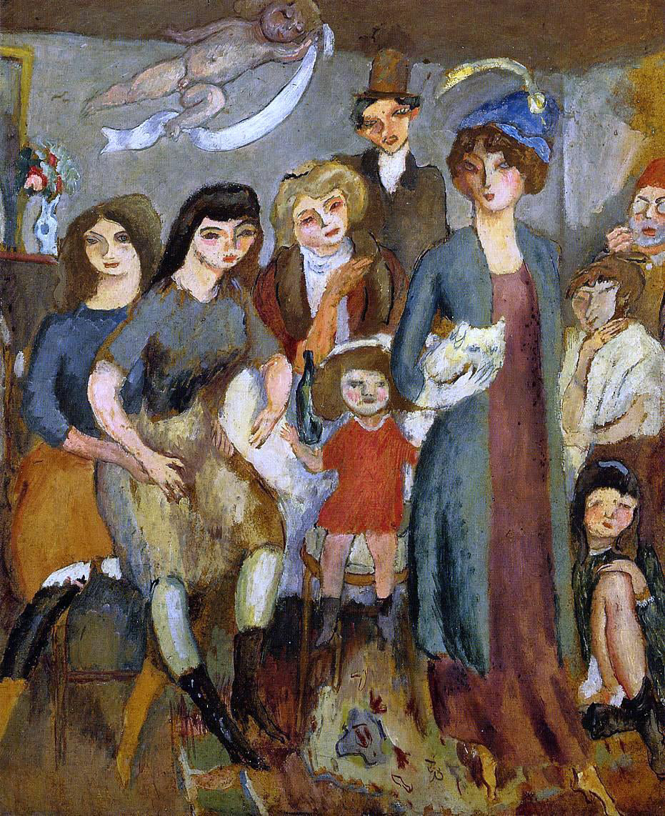 Jules Pascin The Turkish Family - Hand Painted Oil Painting