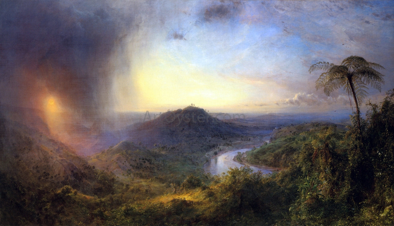  Frederic Edwin Church The Vale of St. Thomas, Jamaica - Hand Painted Oil Painting