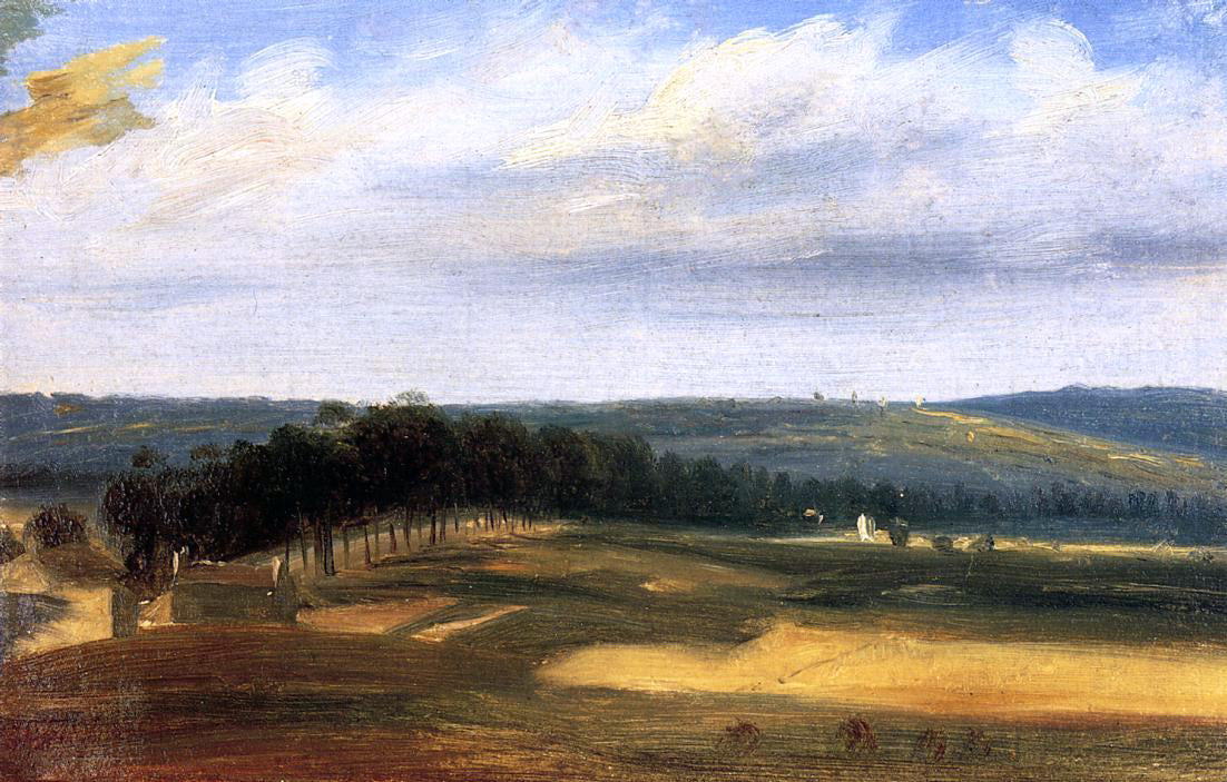 Theodore Rousseau The Vallee de la Bievre near Paris - Hand Painted Oil Painting