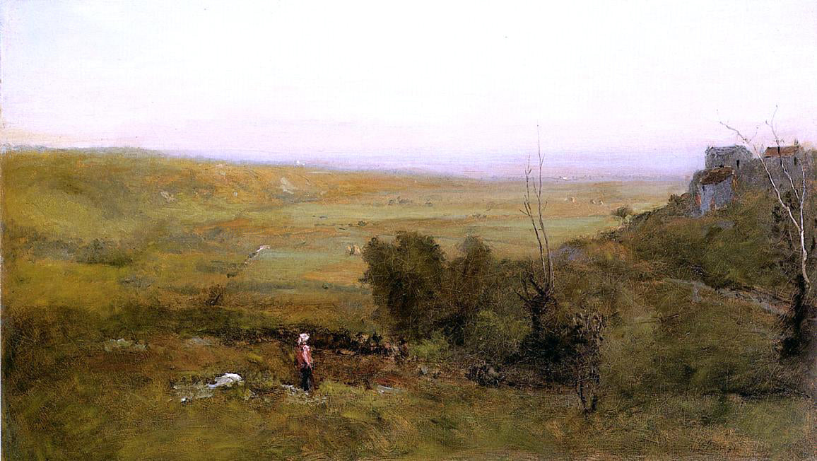 George Inness The Valley - Hand Painted Oil Painting