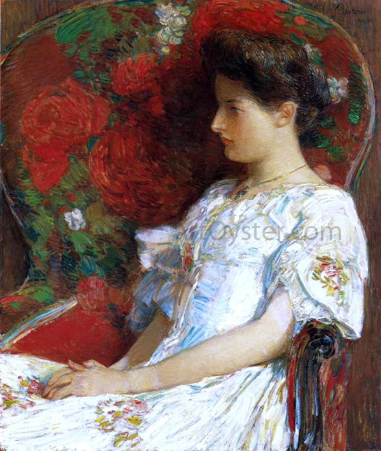 Frederick Childe Hassam The Victorian Chair - Hand Painted Oil Painting