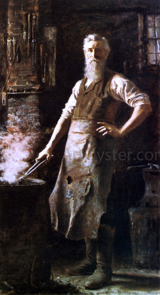 Thomas Hovenden The Village Blacksmith - Hand Painted Oil Painting
