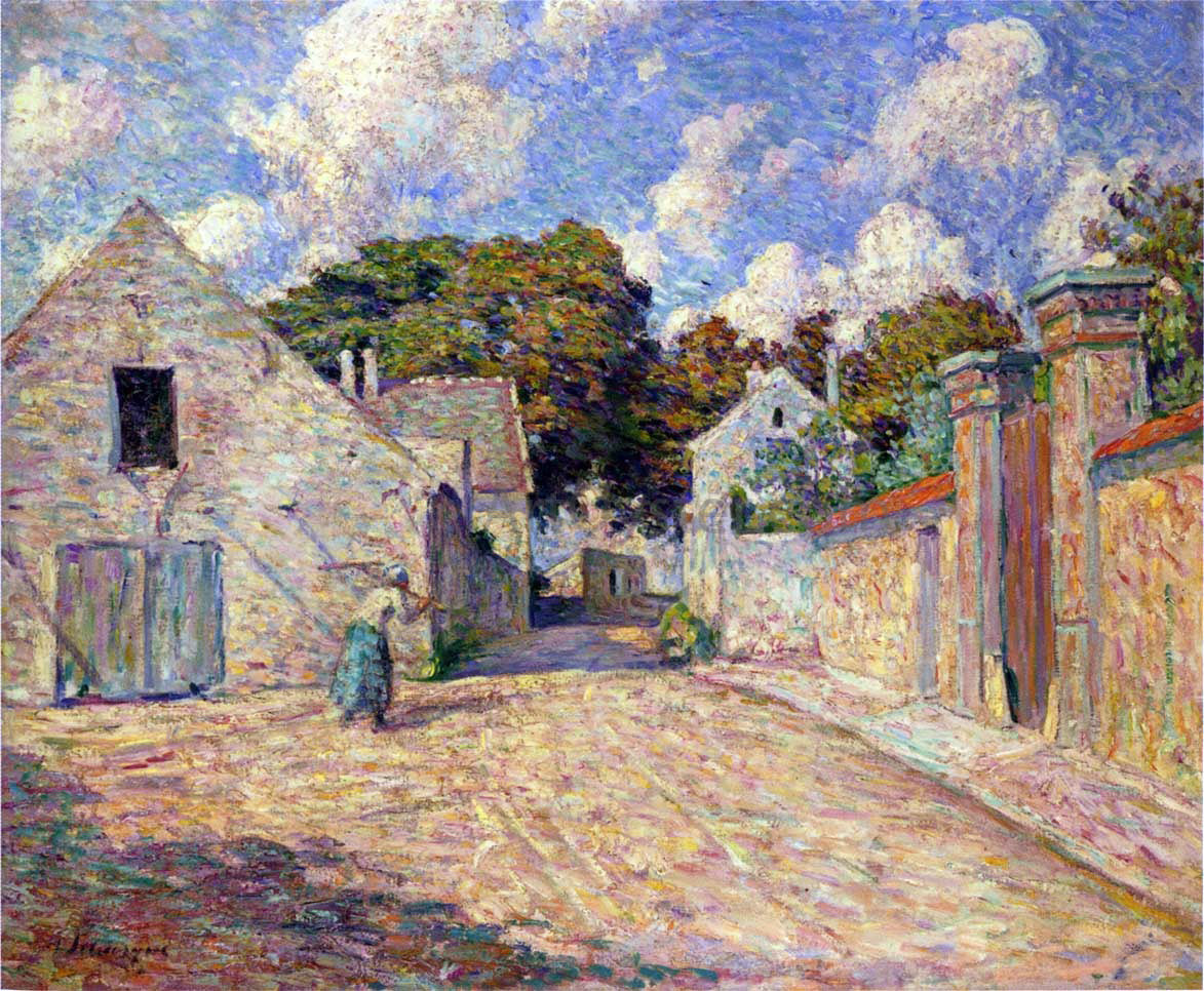 Henri Lebasque A Village Entrance - Hand Painted Oil Painting