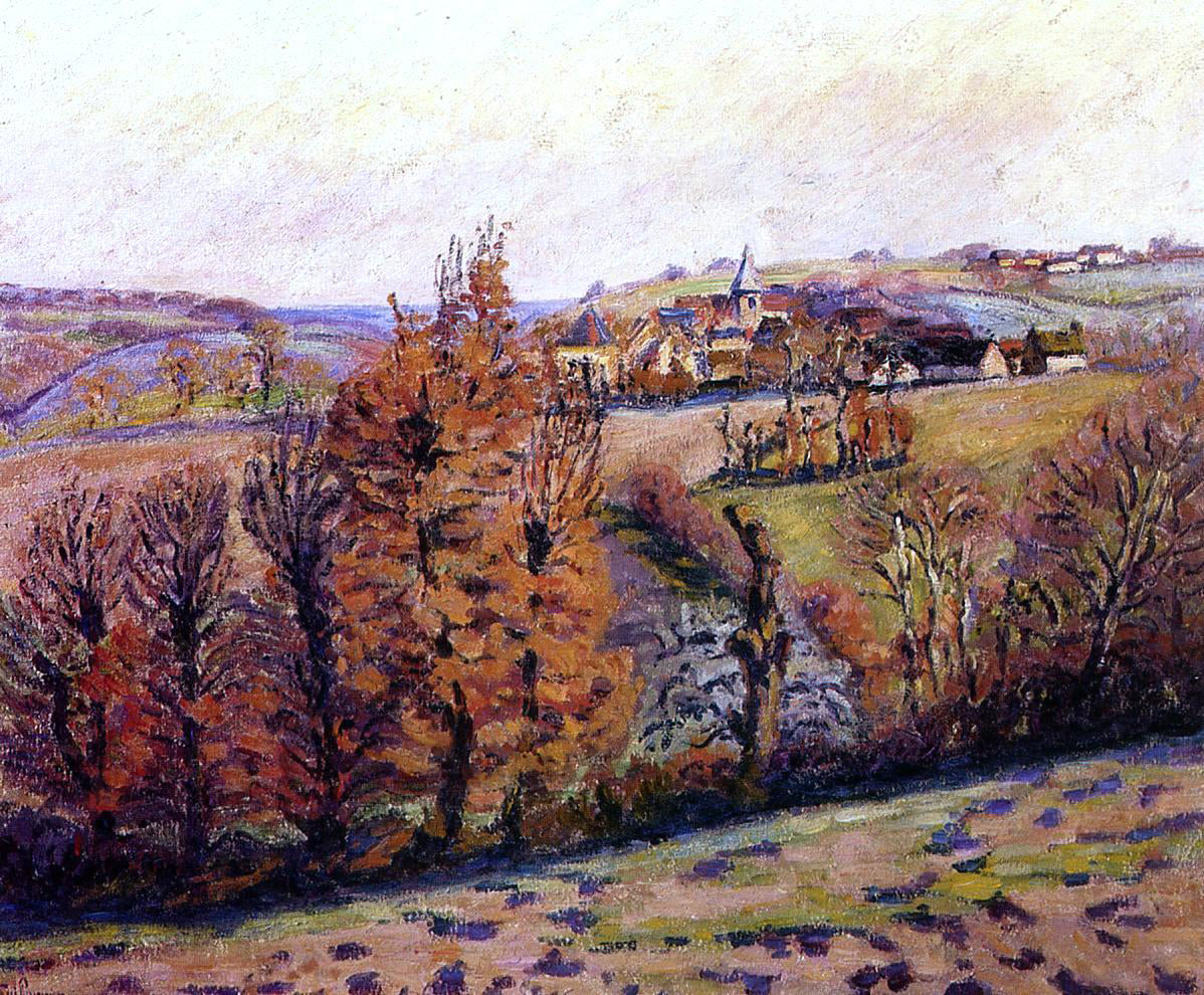 Armand Guillaumin The Village of Crozant - Hand Painted Oil Painting