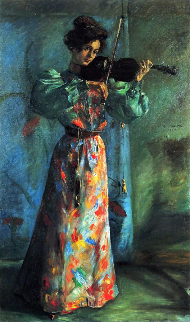 Lovis Corinth The Violinist - Hand Painted Oil Painting