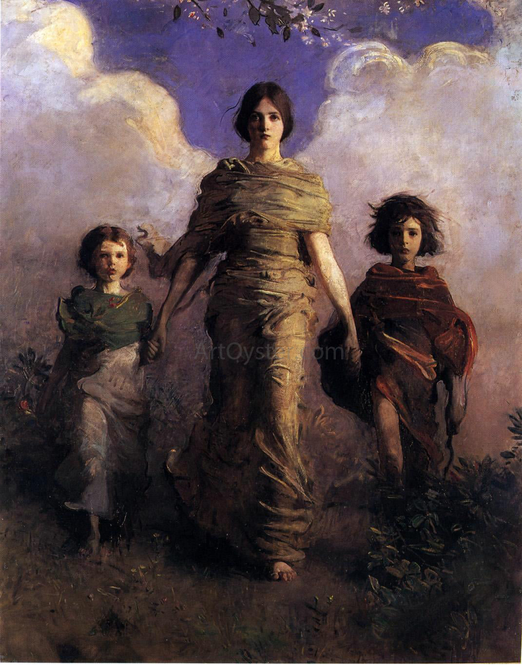 Abbott Handerson Thayer The Virgin - Hand Painted Oil Painting