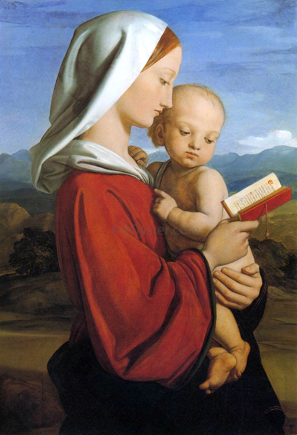 William Dyce The Virgin and Child - Hand Painted Oil Painting