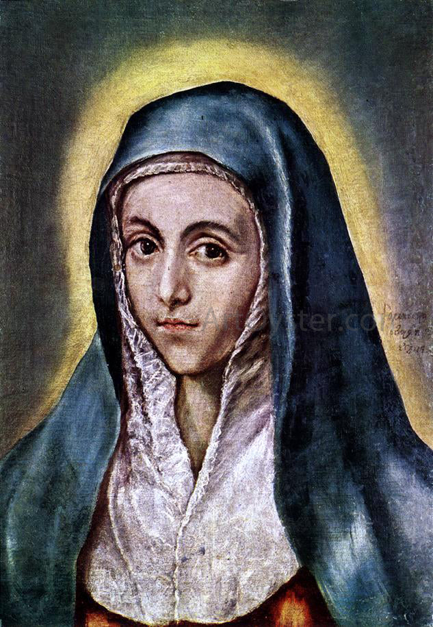  El Greco The Virgin Mary - Hand Painted Oil Painting