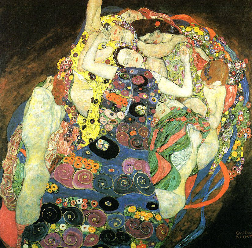 Gustav Klimt A Virgin - Hand Painted Oil Painting