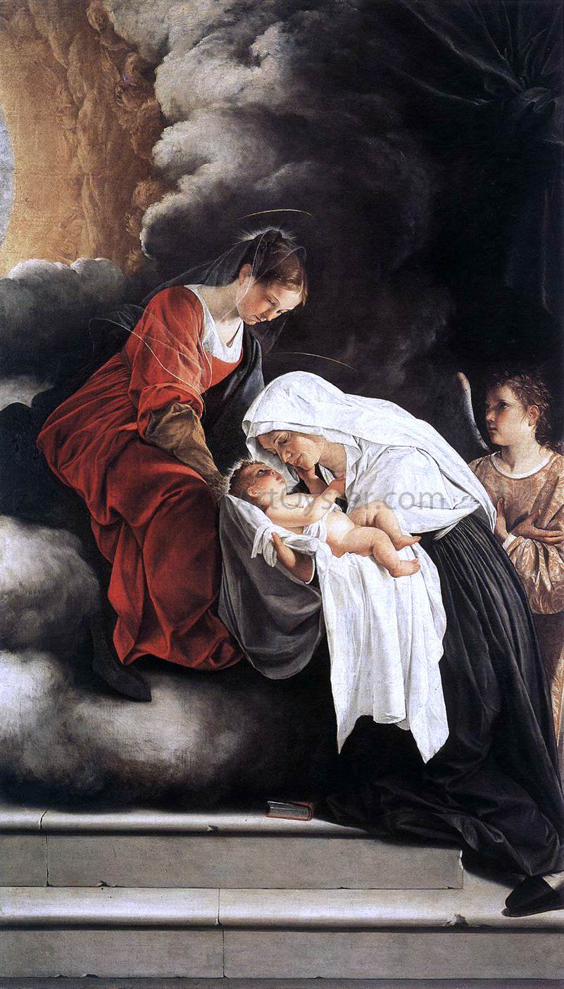 Orazio Gentileschi The Vision of St Francesca Romana - Hand Painted Oil Painting