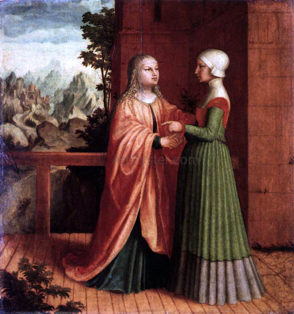 Master ab Monogram The Visitation - Hand Painted Oil Painting