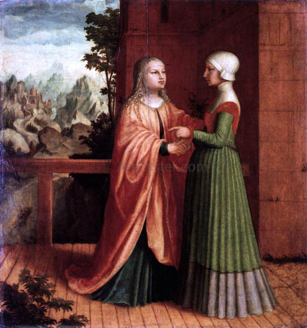  Master ab Monogram The Visitation - Hand Painted Oil Painting