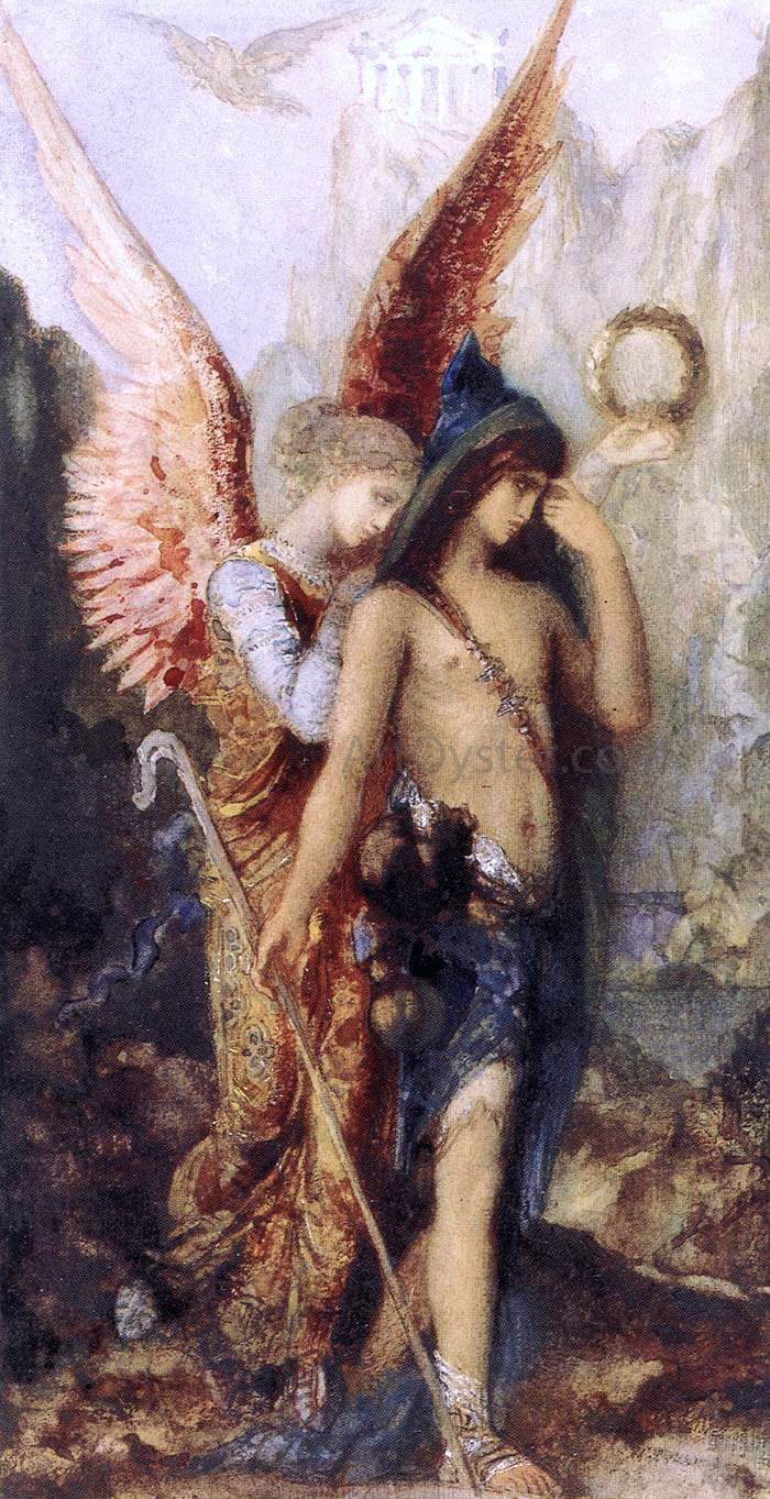  Gustave Moreau The Voices - Hand Painted Oil Painting