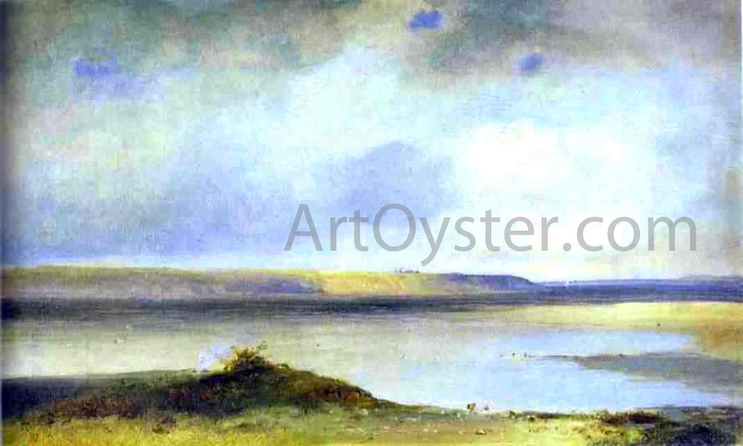 Alexei Kondratevich Savrasov The Volga River. Vistas - Hand Painted Oil Painting
