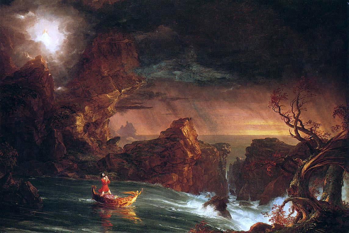  Thomas Cole The Voyage of Life: Manhood - Hand Painted Oil Painting