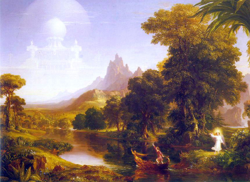 Thomas Cole The Voyage of Life: Youth - Hand Painted Oil Painting