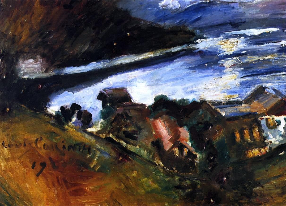 Lovis Corinth The Walchensee in the Moonlight - Hand Painted Oil Painting