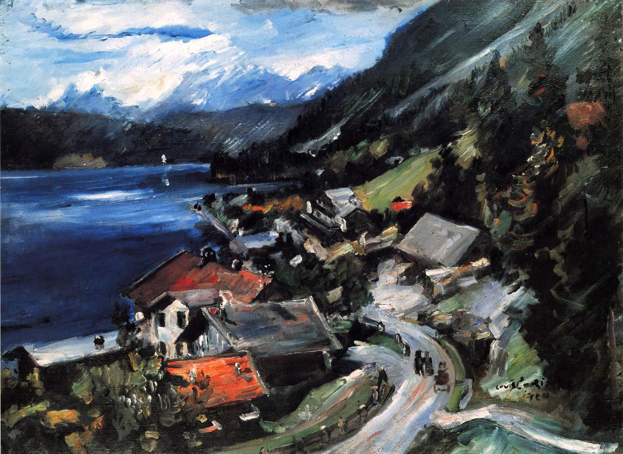 Lovis Corinth The Walchensee, Serpentine - Hand Painted Oil Painting
