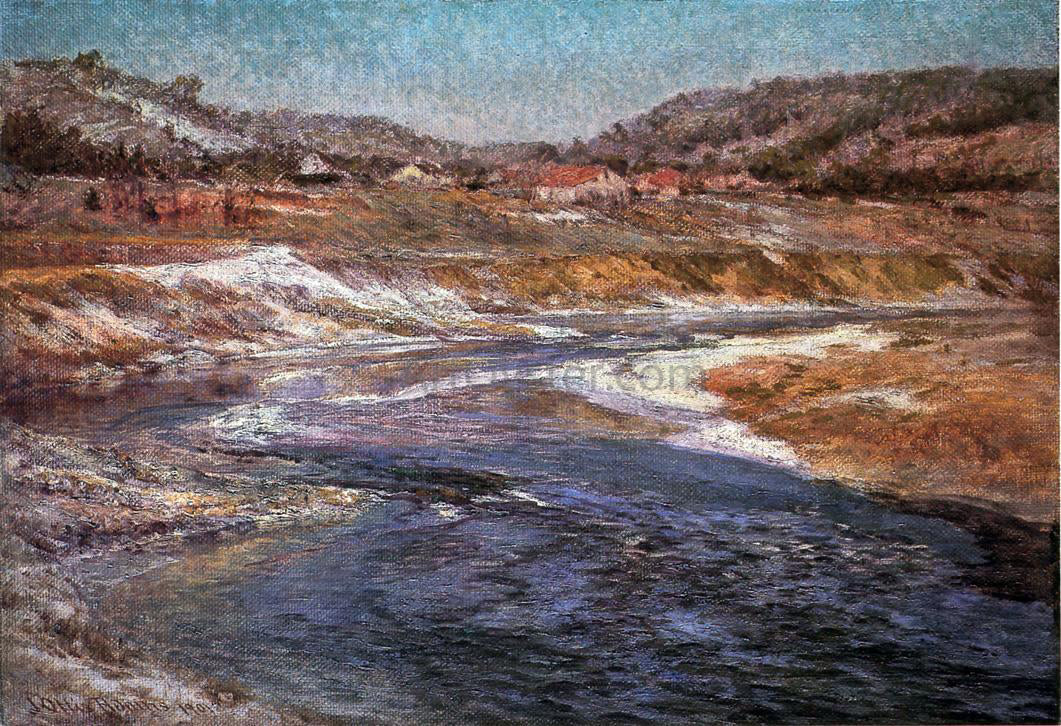 John Ottis Adams The Wane of Winter - Hand Painted Oil Painting