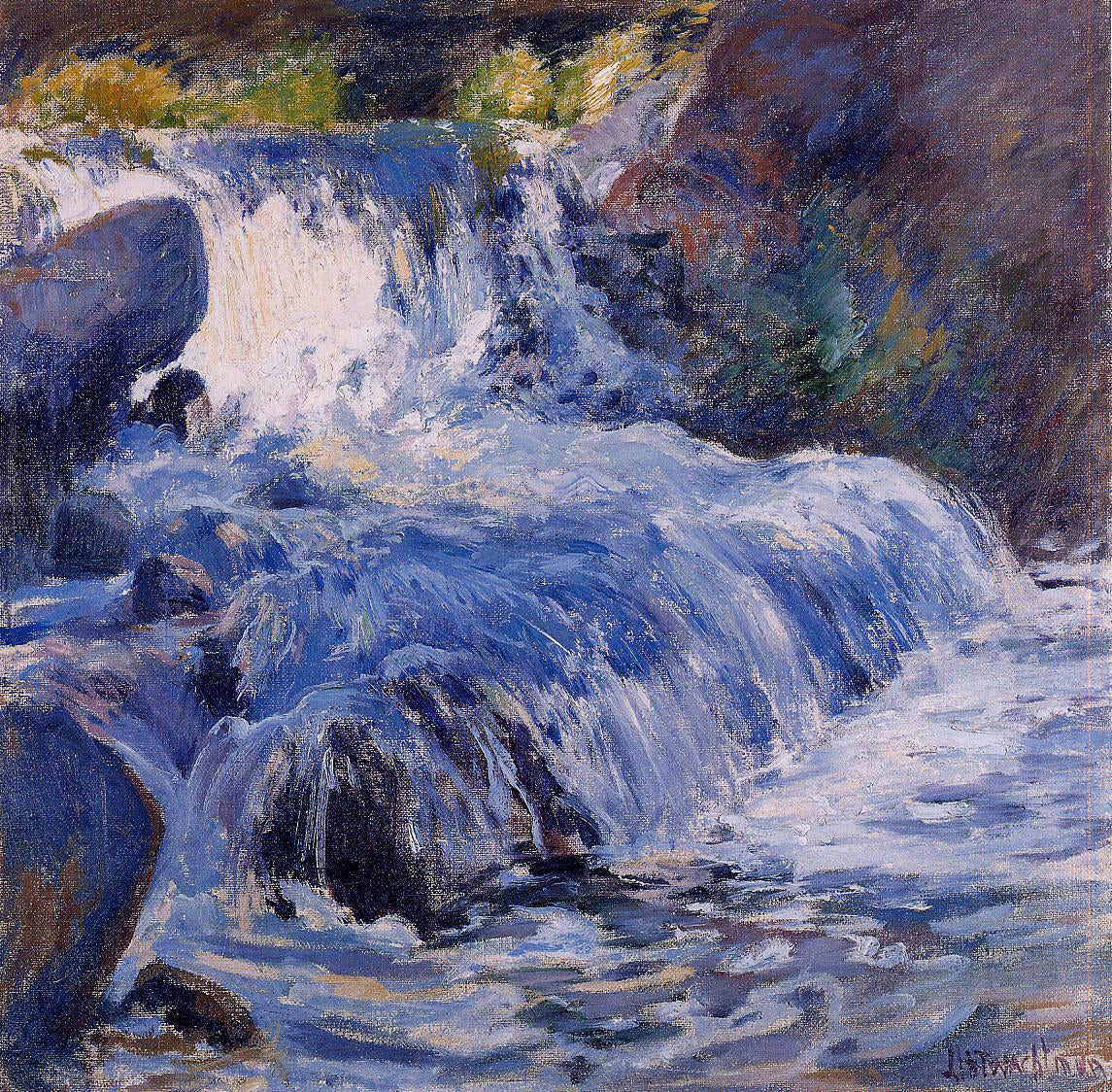 John Twachtman The Waterfall - Hand Painted Oil Painting