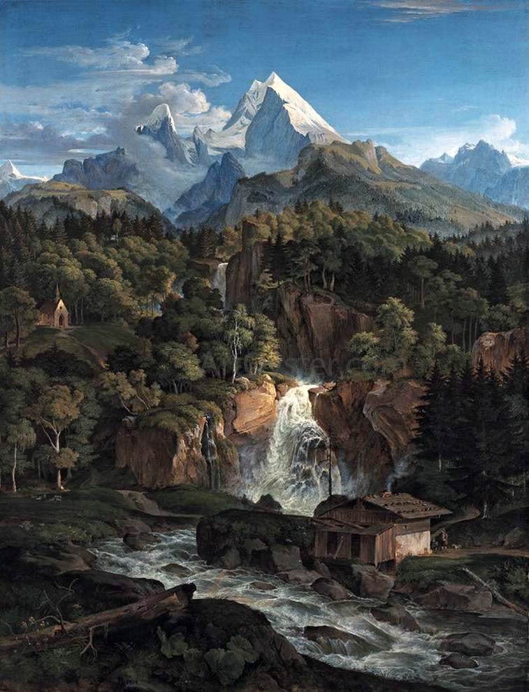 Adrian Ludwig Richter The Watzman - Hand Painted Oil Painting