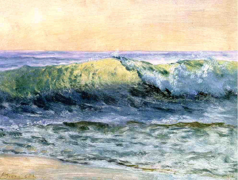 Albert Bierstadt The Wave - Hand Painted Oil Painting
