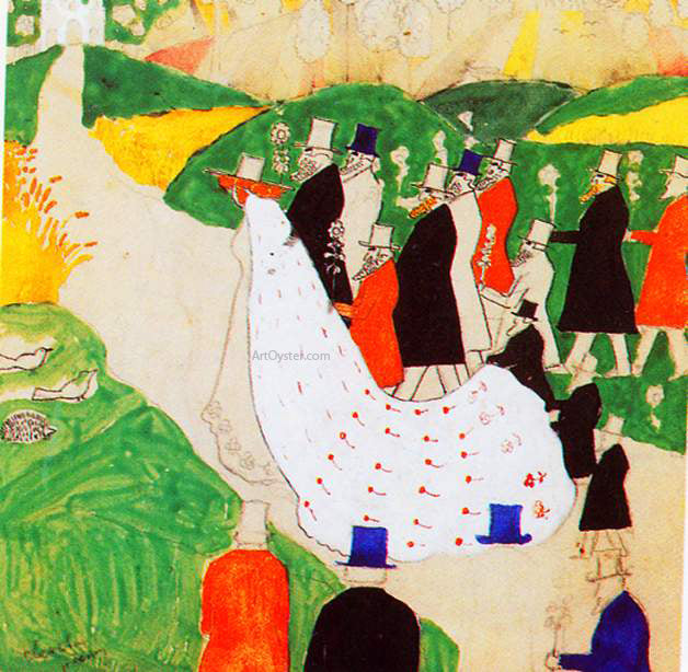 Kazimir Malevich The Wedding - Hand Painted Oil Painting