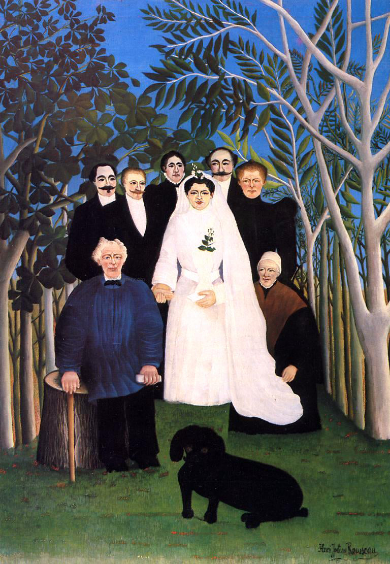  Henri Rousseau The Wedding - Hand Painted Oil Painting